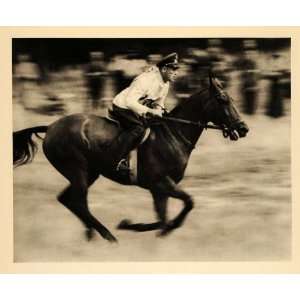   Nurmi Equestrian Riefenstahl   Original Photogravure