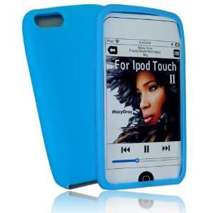  mobile palace  Blue silicone case cover pouch holster for Apple 