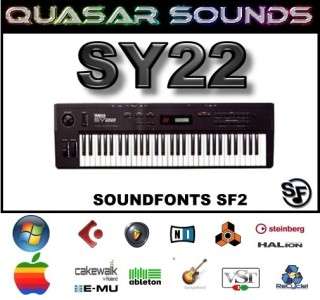 YAMAHA SY22 SOUNDFONTS SF2  