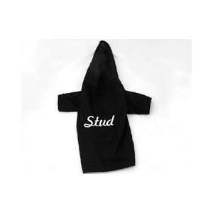 Leash Accessible Stud Hooded Dog Tee (Small) Kitchen 