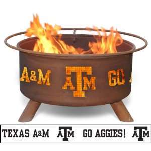  Go Aggies   Texas A & M Logo Fire Pit Patio, Lawn 
