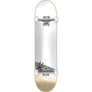  Superior Simple 5 Complete Skateboard   7.6 White W/Raw 