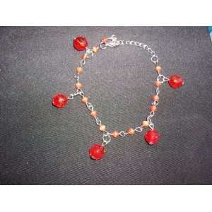  Red Charm Bracelet 