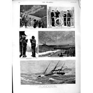    1889 Navy Manoeuvres Ship Cruiser Ushant Rodney War