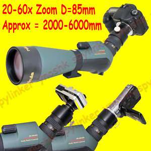 20 60x 85 4800mm Telescope for Sony Nex 3 Nex 5 Nex 3 5  