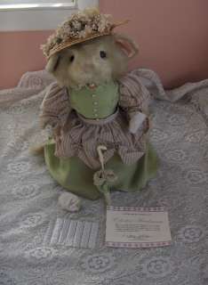 Franklin Heirloom Dolls Celestine Woodmouse Plush Collectible by 