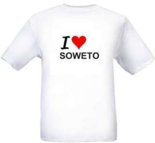  I LOVE SOWETO   City series   White T shirt Clothing