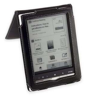 Cover Up Sony PRS 350 Pocket Edition Black Leather Case  