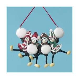  Club Pack of 12 Penguin Family of 4 Christmas Ornaments 