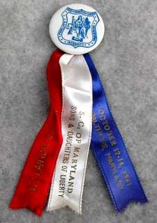 Sons and Daughters of Liberty 1961 Meeting Ribbon `  