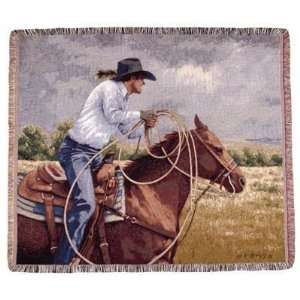  The Roper Horse Tapestry Throw WT TPM799