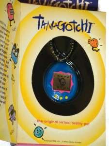 NEW* in Box BANDAI Tamagotchi Original Virtual Pet Blue Yellow 1996 
