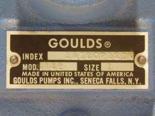 Goulds Pumps 3642 Close Coupled Centrifugal Pump *NEW*  