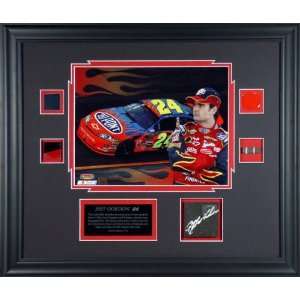  Jeff Gordon Framed Race Used Parts Piece Sports 
