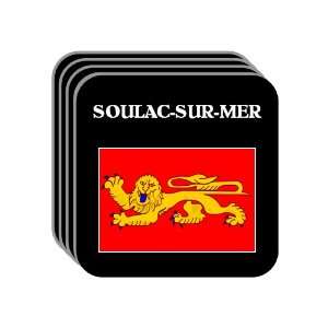  Aquitaine   SOULAC SUR MER Set of 4 Mini Mousepad 
