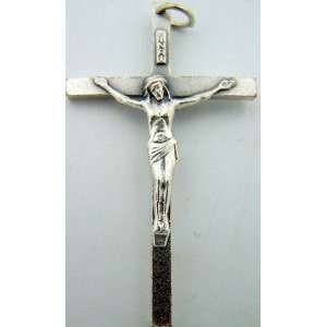Silver Gild Sorrowful Jesus Cross Crucifix Pectoral Pendant Catholic 