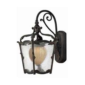  (ES) Sorrento Aged Iron Outdoor Small Wall Light