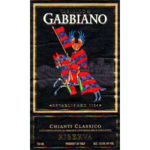  2008 Gabbiano Chianti Classico Riserva Docg 750ml Grocery 