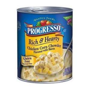 Progresso Soup 6pack Rich & Hearty Chicken Corn Chowder (Flavored with 