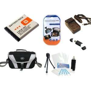  Accessory Kit For Sony Cyber Shot DSC TX10 Waterproof Digital Camera 