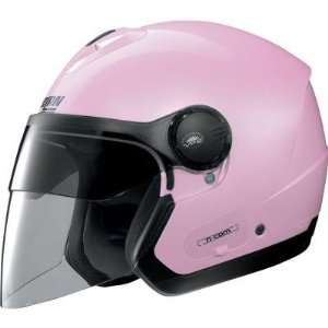Nolan N43 N COM Helmet , Color Pink, Style Metallic Pearl, Size Md 