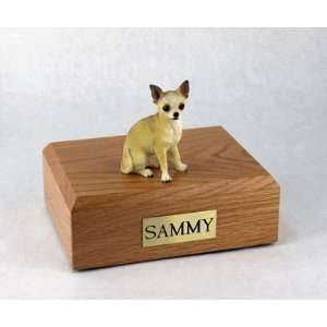  Pet Urns Chihuahua, White/Tan