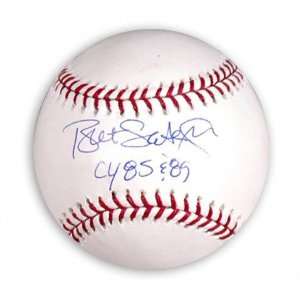  Bret Saberhagen Autographed Baseball  Details CY 85/89 