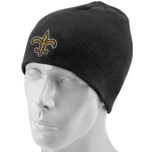 New Orleans Saints Black Team Logo Beanie