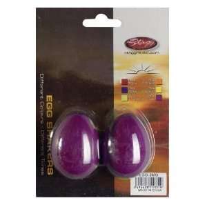  Stagg Egg Shakers (2 piece set)   Magenta Musical 