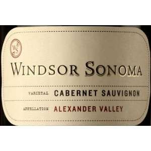  2009 Windsor Sonoma Alexander Cabernet 750ml Grocery 