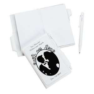  Personalized Black & White Silhouette Notepad Cases With 