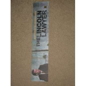  THE LINCOLN LAWYER 5X25 D/S MOVIE MYLAR 