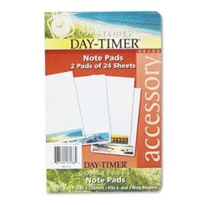  Day Timer 13188   Coastlines Notepads w/Four Designs, 5 1 