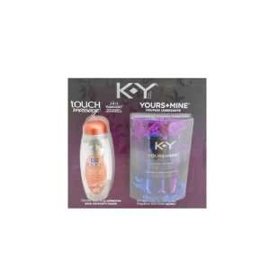  KY Yours and Mine Couples Lubricant + Touch Massage 