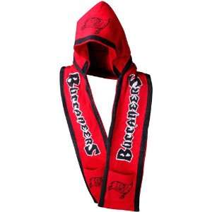    Tampa Bay Buccaneers Red Hooded Knit Scarf