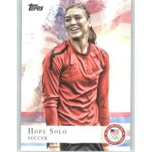  2012 Topps US Olympic Team Collectible Card # 50 Hope Solo 