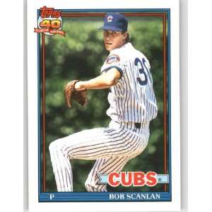  1991 Topps Traded #105T Bob Scanlan RC   Chicago Cubs (RC 