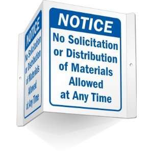  No Solicitation or Distribution of Materials Allowed at 