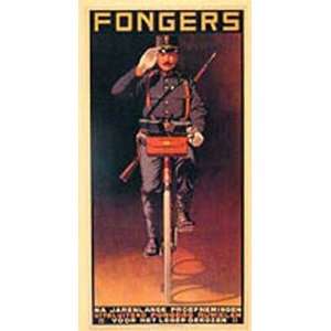  Fongers Soldier Salute 8 x 16 unframed cycling poster 