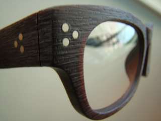 Wood Hand Frames Sagawa Fujii Japan Retro Eyeglasses 7027 C03 **Canada 