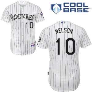  Chris Nelson Colorado Rockies Authentic Home Cool Base 