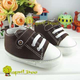 Brown Toddler Infant Baby Boy shoes Sneaker(C25B)3 6M free ship  