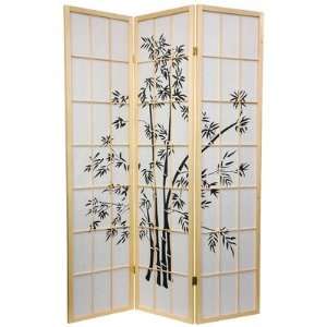   Furniture Lucky Bamboo Room Divider in Natural