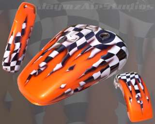 Custom Paint and Airbrushing on Your Tank and Fenders  