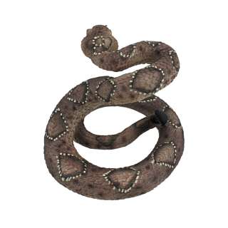 Lifelike Rattlesnake Statue Figurine Snake Serpent  