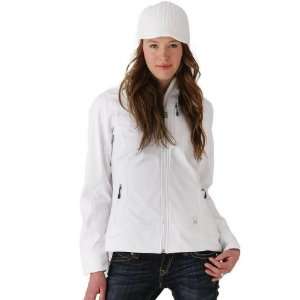  Spyder Womens Arc Hoody Soft Shell Jacket (White) M (8/10 