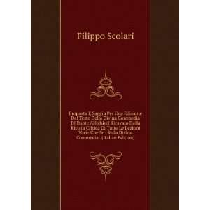   Se . Sulla Divina Commedia . (Italian Edition) Filippo Scolari Books