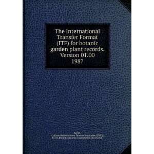   (CMC)), IUCN, Botanic Gardens Conservation Secretariat Synge Books