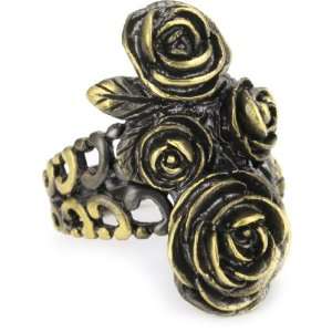    Beyond Rings Enchanted Rose Long Finger Adjustable Ring Jewelry