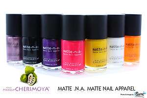 CHERIMOYA MATTE .N.A. (NA) NAIL POLISH Pick Your 3 Colors  